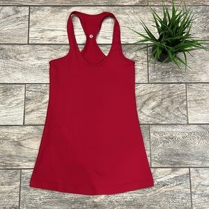 Red Lululemon Racerback Tank Top